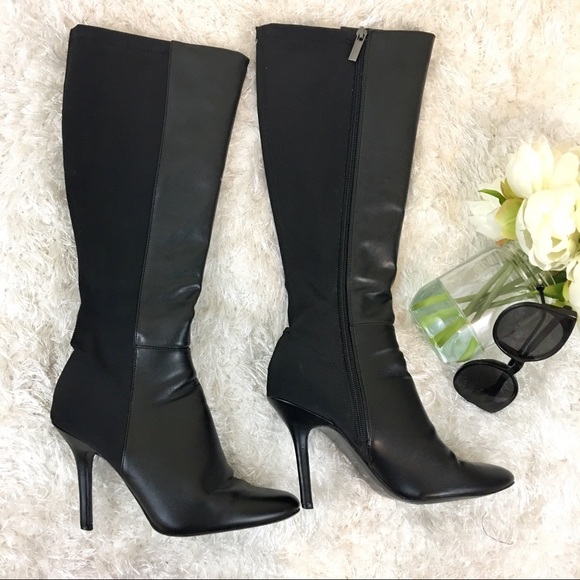 White House Black Market Shoes - White House Black Market Leather Zippered Boots 7